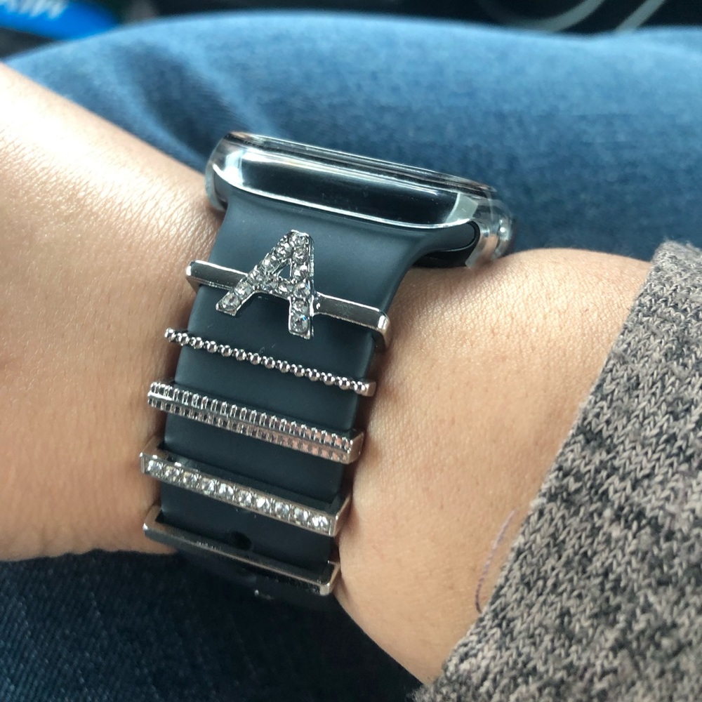 A initial watch charm